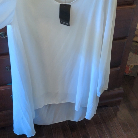 White flowing summer dress - Picture 3 of 3